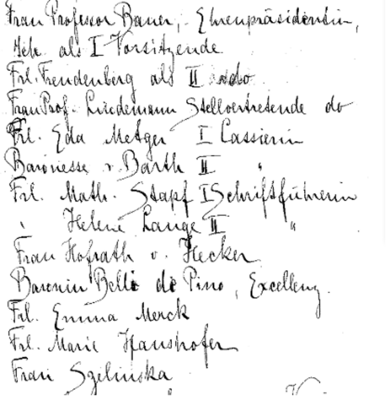 © Stadtarchiv Hannover, Nachlass Kettler, Nr. 347: Schreiben Anita Augspurg an Hedwig Kettler vom 26.4.1894