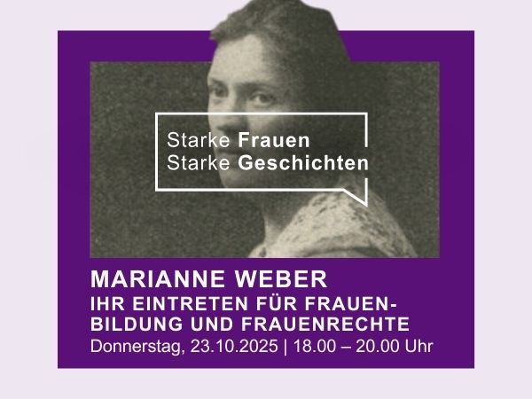Marianne Weber, ca. 1910, Hofatelier Elvira, © Archiv der deutschen Frauenbewegung